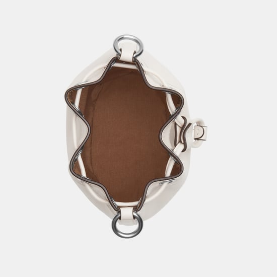 Mini Bucket Bag in Smooth Leather