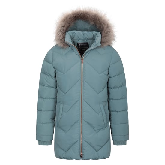 Mountain Warehouse Childrens/Kids Galaxy Water Resistant Padded Jacket (Teal) - Image 5