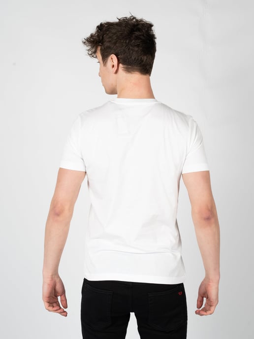 Camiseta manga corta estampada A03848-80GRAI hombre - Image 4