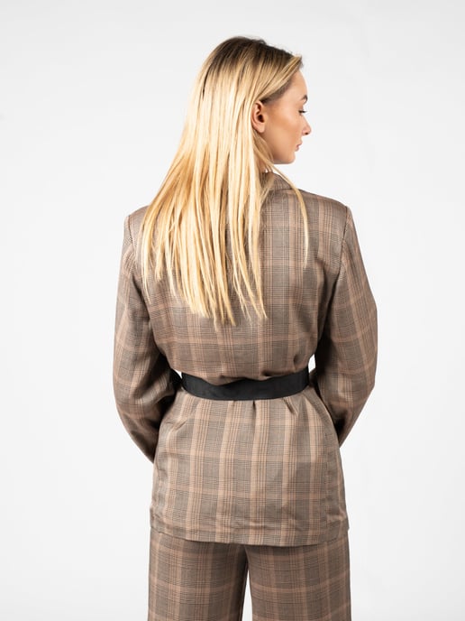 Pinko Chaqueta Giornale de mujer marrón - Image 4