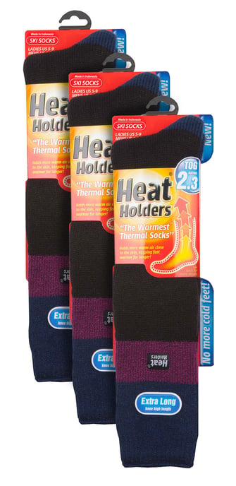 Calcetines Térmicos de Invierno 2.3 TOG para Mujeres - Negro / Fucsia - Image 2