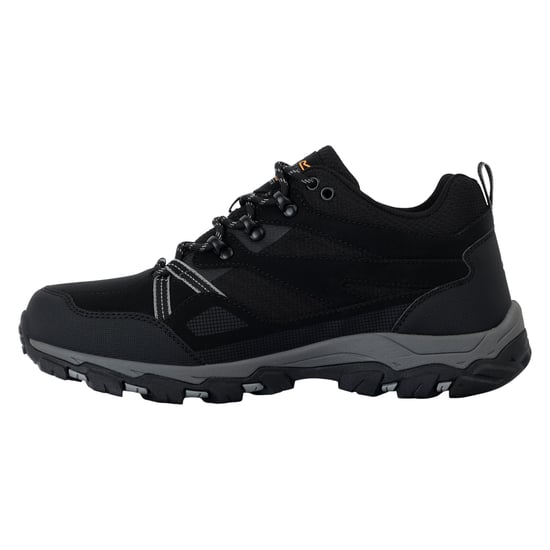 Regatta Mens Holcombe 3 Low Walking Boots (Black/Granite) - Image 3