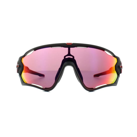 Gafas de sol Oakley Wrap para hombre en negro mate con lentes Prizm Road - Image 1