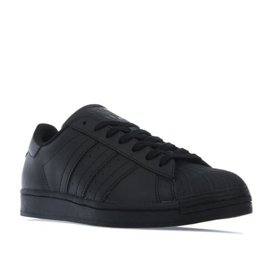 Men's adidas Originals Superstar Trainers in Black - Image 3