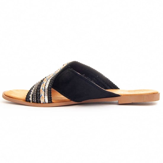 Sandalía Plana Montevita Flipp5 en Negro - Image 5