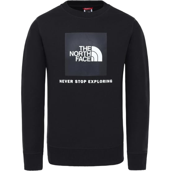 Sudadera negra con cuello redondo para jóvenes Box de The North Face - Image 1