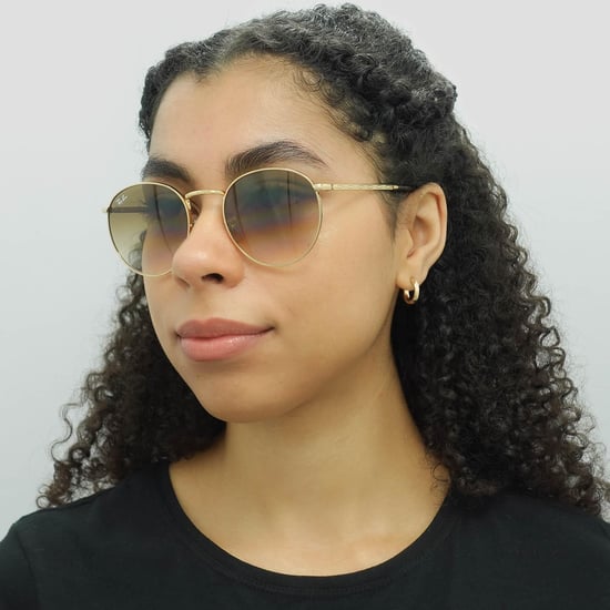 Ray-Ban Round Unisex Gold Brown Gradient RB3637 New Round