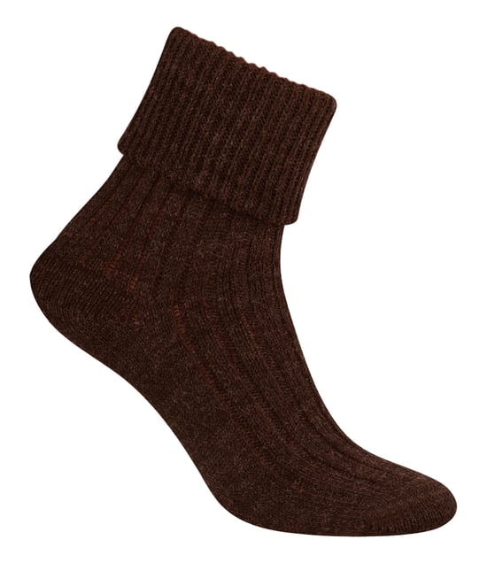 3 Pares de Calcetines de Lana para Mujer | Steven | Calcetines de Lujo para Dormir - Chocolate - Image 2