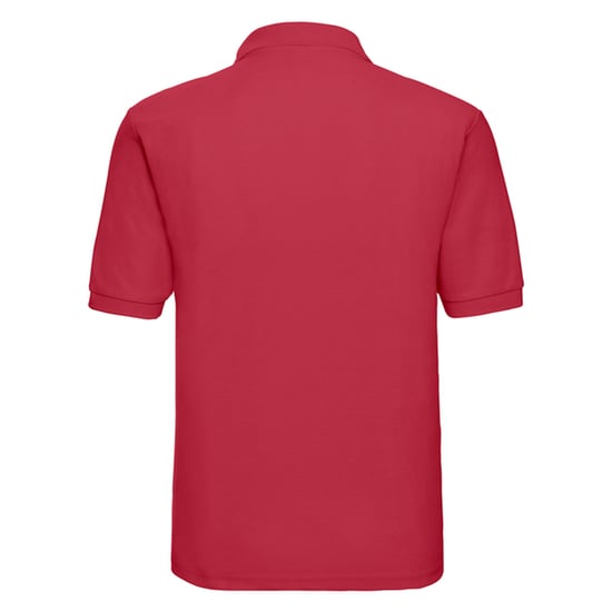 Russell Mens Classic Polycotton Polo Shirt (Classic Red) - Image 2