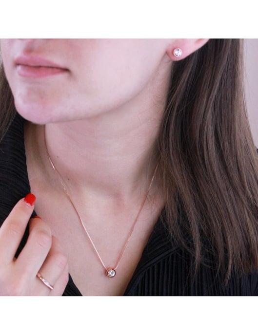 Conjuntos de lunas - Oro rosa y cristal - Image 2