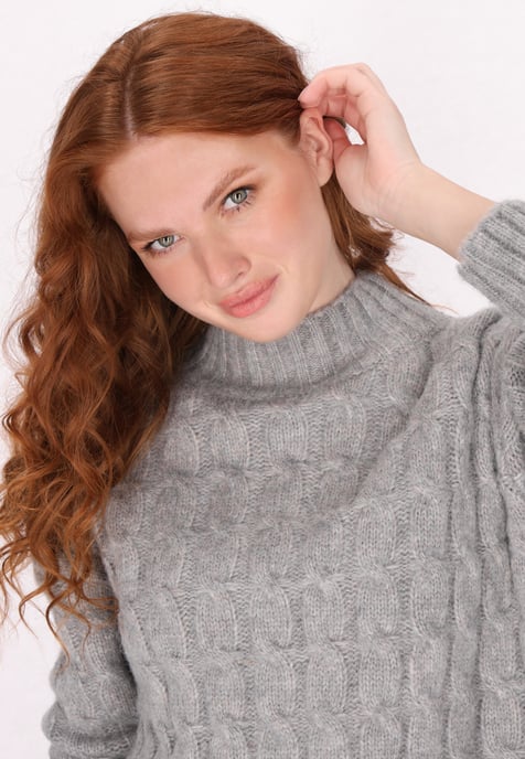 Dreimaster Pullover women Grey melange - Image 5