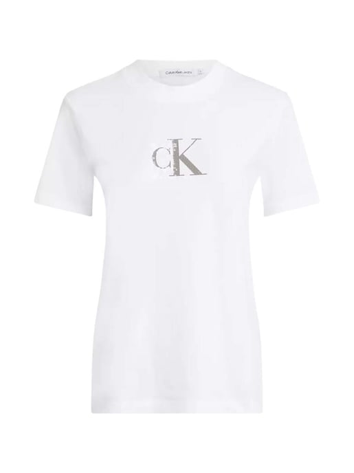 Camiseta con monograma de Calvin Klein para mujer - Image 1