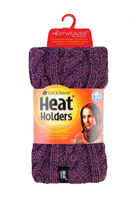 Heat Holders - Jersey de cuello de punto grueso con forro polar para mujer - Image 2