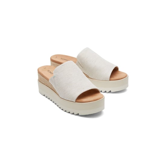 TOMS Diana Mule Nylon Women's Natural Wedges - Image 1