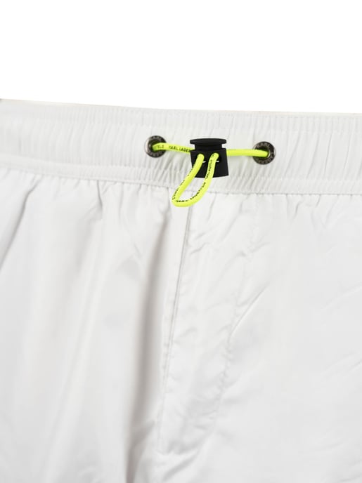 Karl Lagerfeld Shorts de baño Golf del hombre Blanco, verde - Image 6