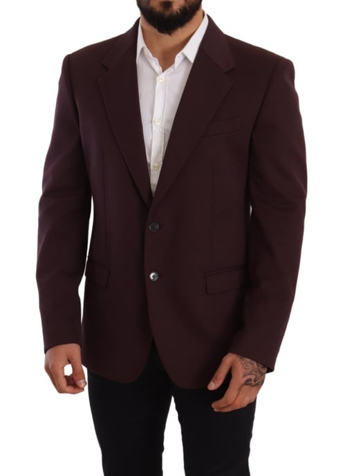 Blazer ajustado de algodón morado para hombre de Dolce & Gabbana - Image 5