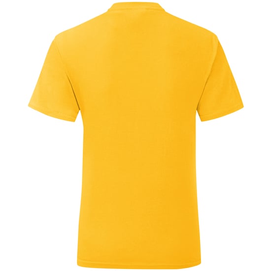 Fruit Of The Loom Mens Iconic T-Shirt (Pack of 5) (Sunflower Yellow) - Image 2