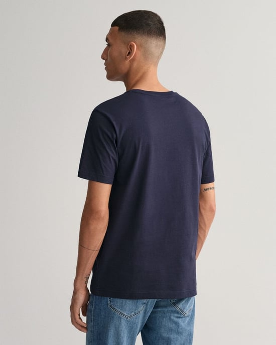 GANT Mens Regular Fit Short Sleeve Archive Shield T-Shirt - Image 2
