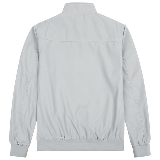Men's Bomber Jacket with Stand-Up Collar, Transitional Jacket for Autumn, Casual Sports Jacket Gray - Image 2