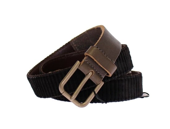 Cinturón de cuero marrón con logo de Dolce & Gabbana para hombre - Image 5