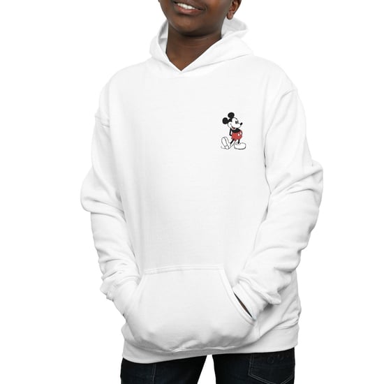Disney Boys Mickey Mouse Kickin Retro Chest Hoodie (White) - Image 4