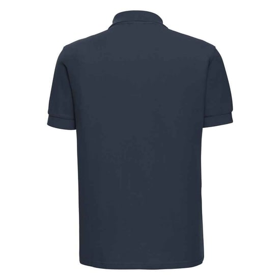 Russell Mens Ultimate Cotton Pique Polo Shirt (French Navy) - Image 2