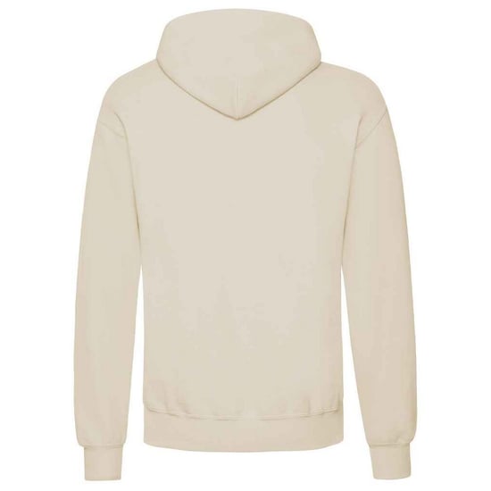 Fruit of the Loom Adults Unisex Classic Hooded Sweatshirt (Natural) - Image 2