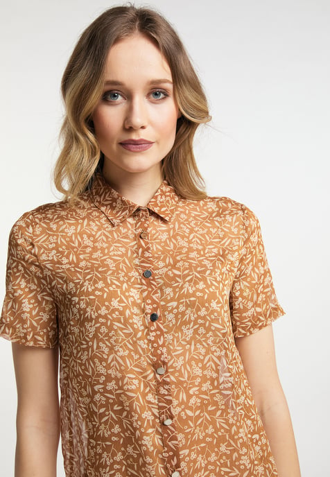 Dreimaster Blouse women camel - Image 5