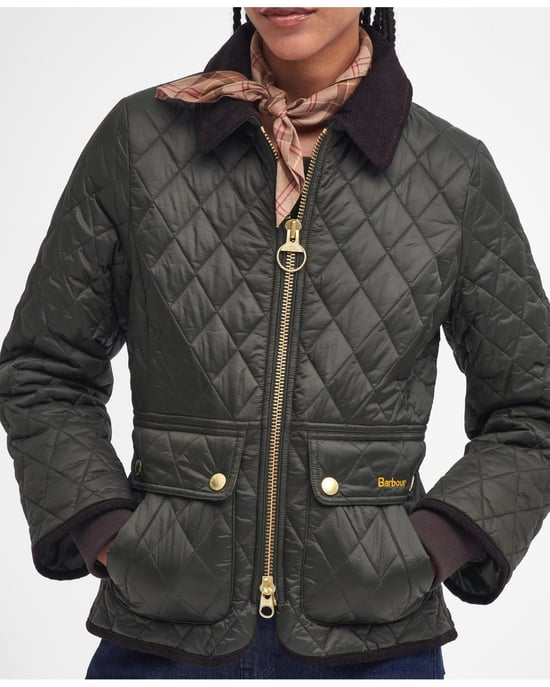 Chaqueta acolchada ajustada Beadnell para mujer Barbour - Image 3