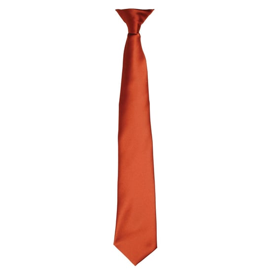 Premier Unisex Adult Satin Tie (Chestnut) - Image 1