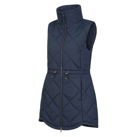 Mountain Warehouse Womens/Ladies Rye Quilted Long Length Gilet (Navy) - Image 3