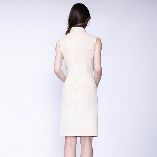 Stretch suede dress - Image 2