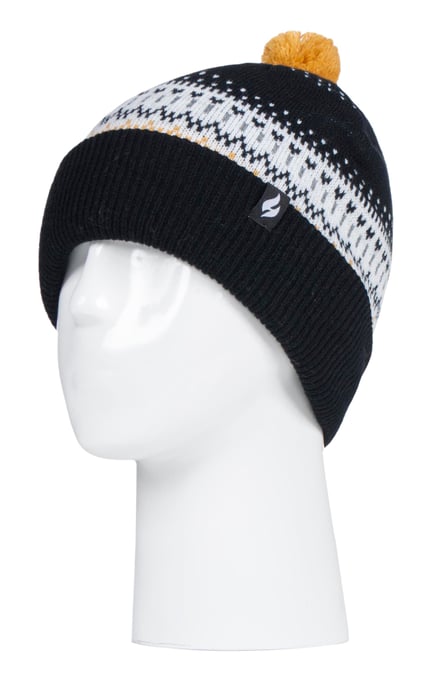 HEAT HOLDERS - Señoras / Mujeres de punto Beanie Bobble Hat con Pom Pom - Image 1