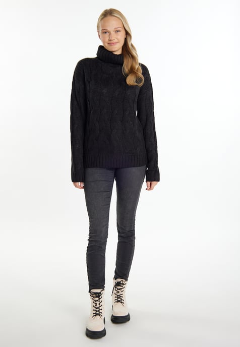 Mymo Knitted pullover women black - Image 2
