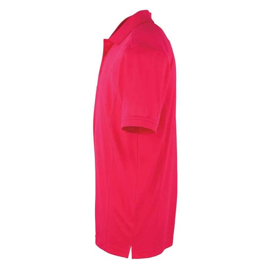 Premier Mens Coolchecker Pique Polo Shirt (Hot Pink) - Image 3
