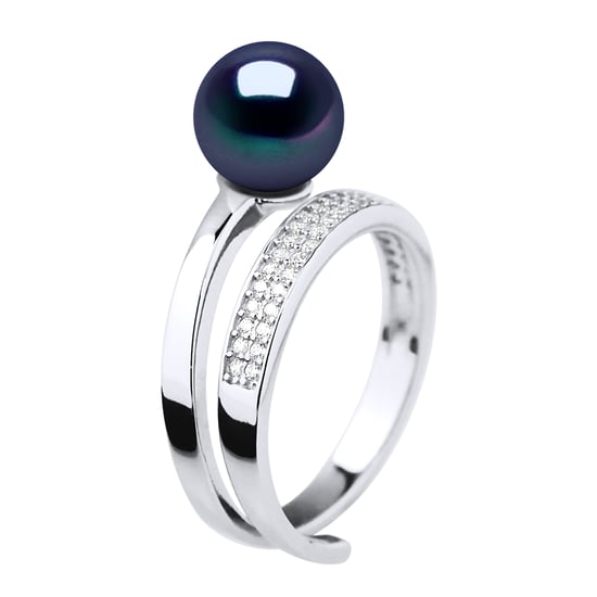 Ring Jewelry - Real Cultured Freshwater Pearl Round 8-9 mm - Image 1