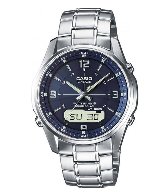 Casio Radio Controlled Watches Men's Silver Watch LCW-M100DSE-2AER - Image 1