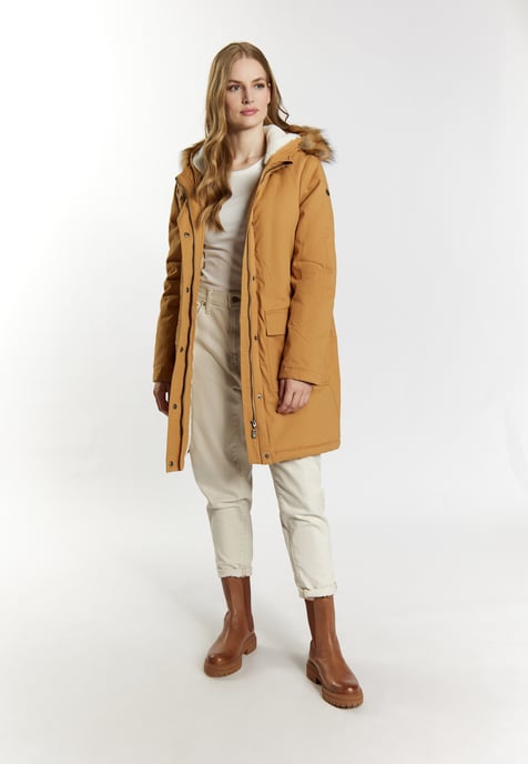 Dreimaster winter parka women camel - Image 2