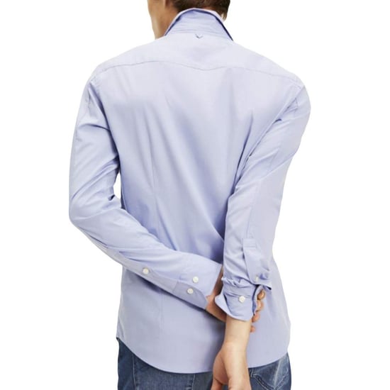 Tommy Jeans Camisas Slim Fit Stretch Azul - Image 4
