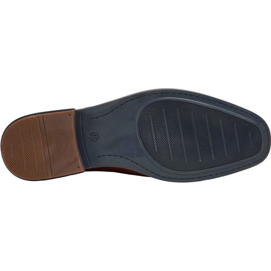 Pod Savage Leather/Textile Men's Cognac Lace-Up Shoes - Image 3