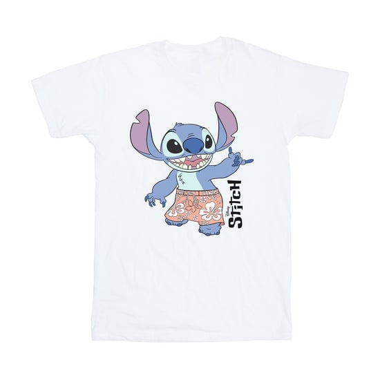 Disney Boys Lilo & Stitch Bermuda Shorts T-Shirt (White)