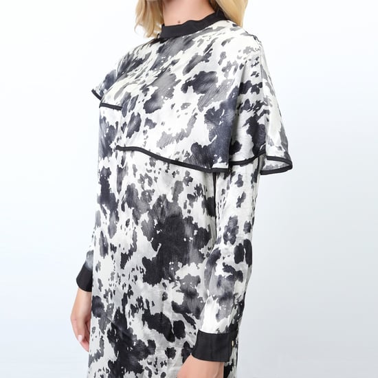 Tunic dress with spotted print - Image 4