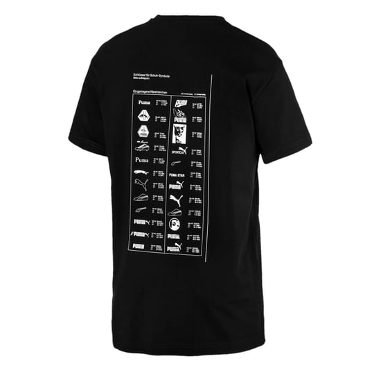 Puma Multiple Logo Graphic Mens T-Shirt Black Top 578158 01