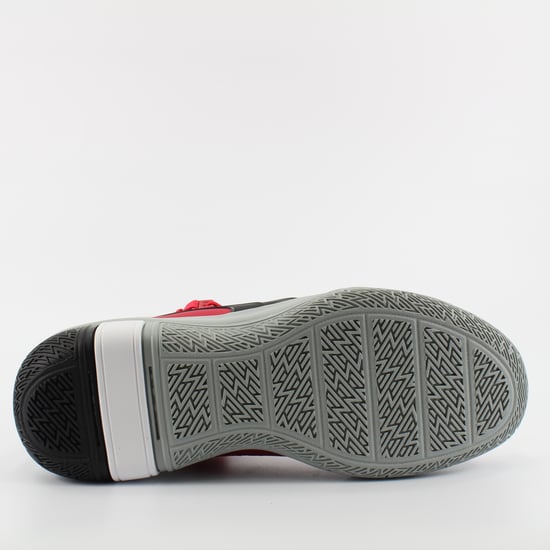 Puma Legacy MM Red Textile Mens High Top Trainers 194048 04 - Image 5