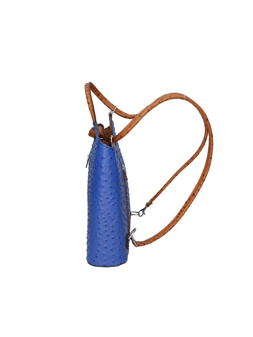 Gave Lux backpack women ROYAL BLUE/COGNAC