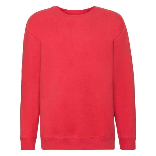 Fruit of the Loom Childrens/Kids Premium Drop Shoulder Sweatshirt (Red) - Image 1
