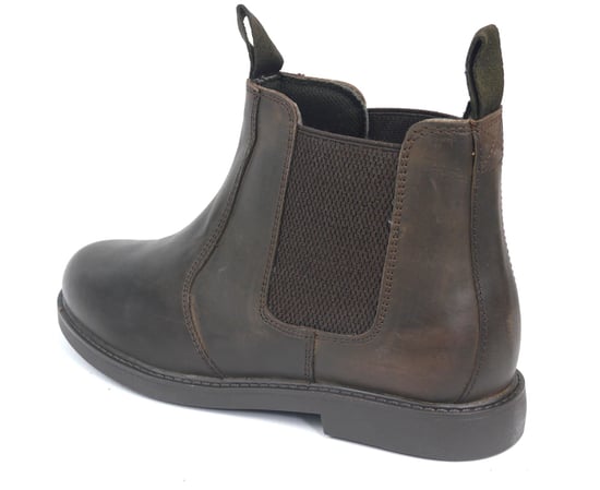 Frank James Chester Leather Brown Junior Chelsea Boots