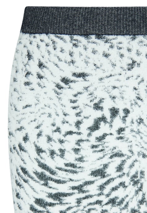 Mymo Knitted skirt women marine white - Image 3