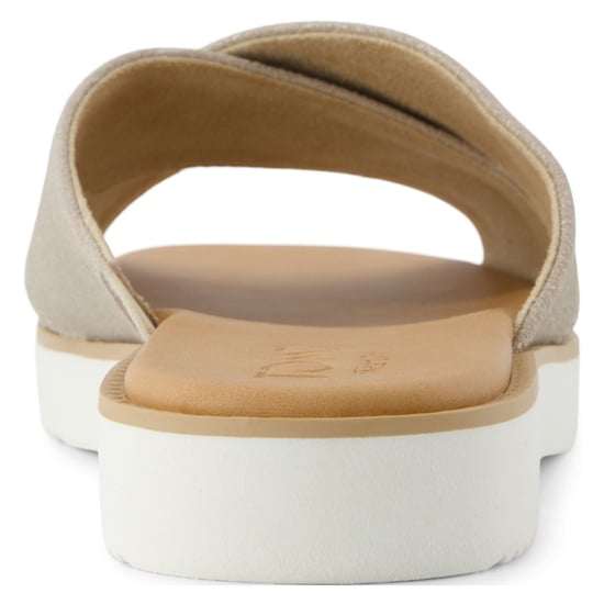 TOMS Mae Crossover Leather Women's Champagne Sandals - Image 2