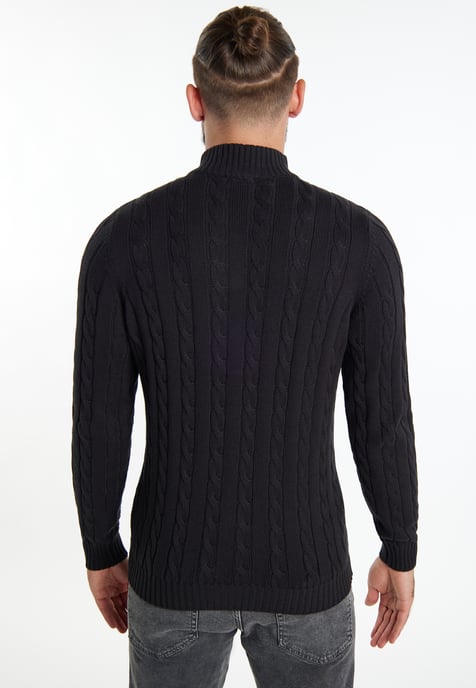 Dreimaster Knitted pullover Men black - Image 4